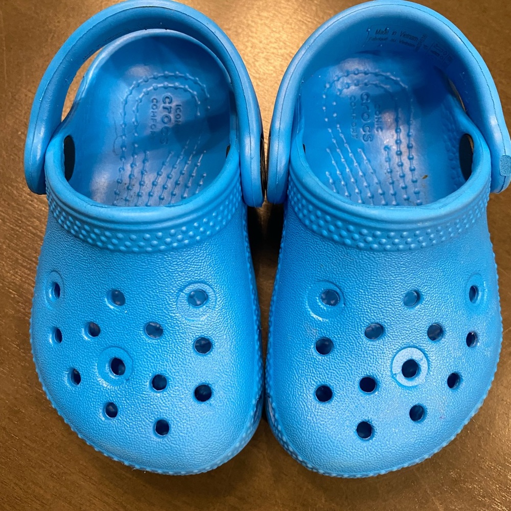 Blue Toddler Crocs